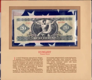Most Treasured Banknotes Hungary 20 Forint 1975 UNC P-169f Serie C861 031709 - Picture 1 of 2