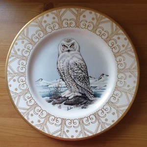 Edward Marshall Boehm Snowy Owl Plate Collection 27,5 cm Edición Limitada - Imagen 1 de 2