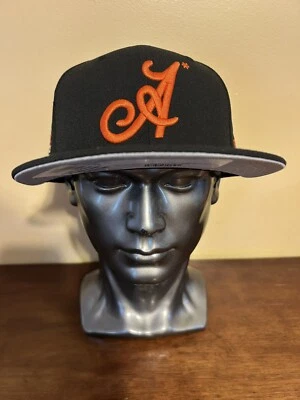 New Era X Adidem Asterisks 59Fifty Fitted Hat Cap Size 6 7/8 NEW Black - Image 1 of 4
