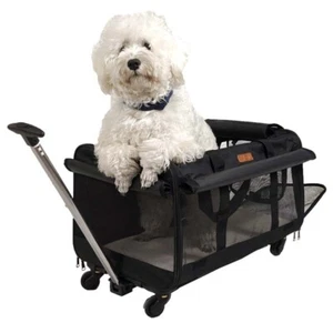 GEARDO Bigger Size Removable dog Carrier for Pet-Travel  Wheeled dog Stroller  - Picture 1 of 26