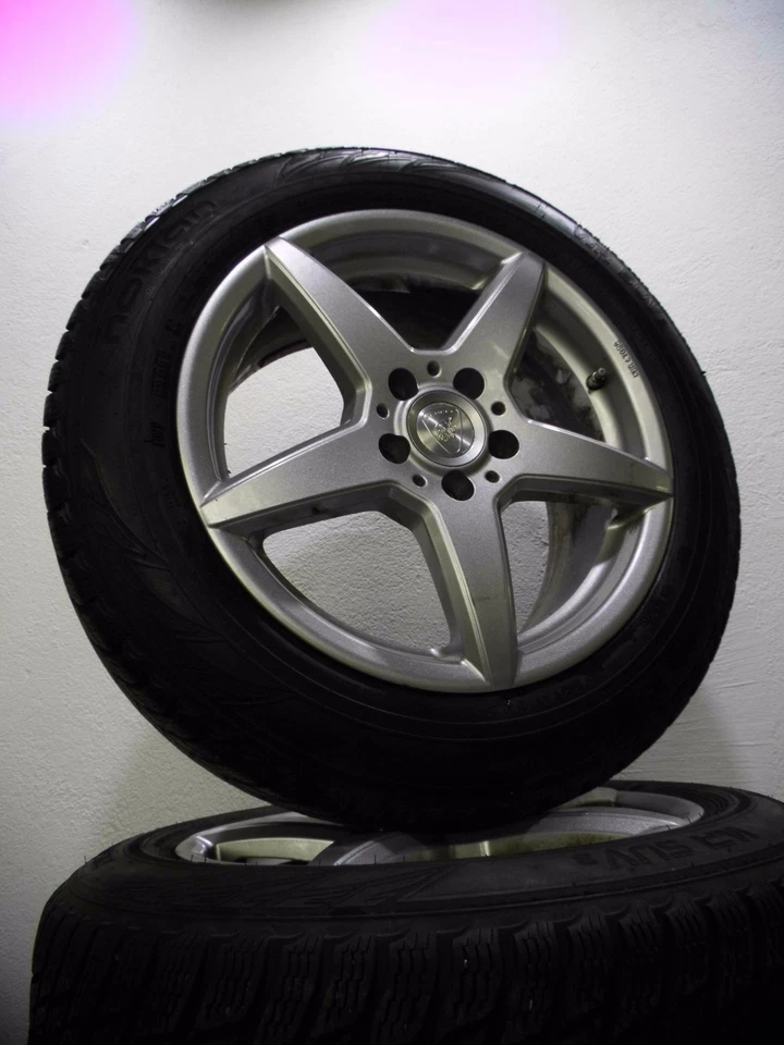 4 Winterreifen 215 60 R17 Mercedes GLA Klasse W156 17" Alufelgen Winterräder - Bild 1 von 4