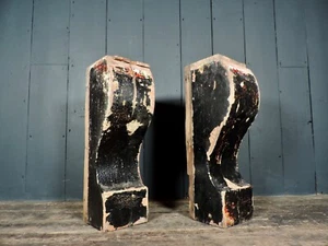 Antique Reclaimed Georgian Brackets Corbels (Pair E ) - Picture 1 of 6