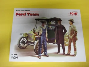 ICM 24007 FORD MODELO T 1913 ROADSTER con 3 figuras 1/24 sin usar, en caja - Imagen 1 de 3