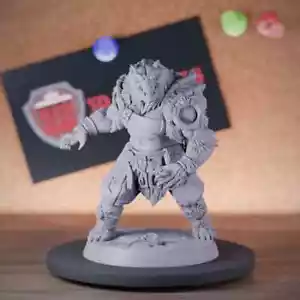 Groove Defender Druid Miniature Barbarian Dungeons and Dragons Mini DnD 5e TTRPG - Picture 1 of 8