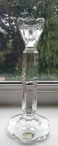 Vintage VIOLETTA Art Deco Lead Crystal Glass Candlestick - Picture 1 of 8