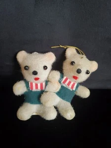 Vintage Bears Christmas Tree Ornaments. 3.5" Tall. #SA3 - Picture 1 of 7