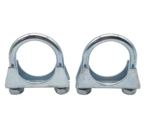2 x M10 Ø 55 mm Auspuffschelle Bügelschelle Auspuff Rohr U Schelle Rohrverbinder - Bild 1 von 2