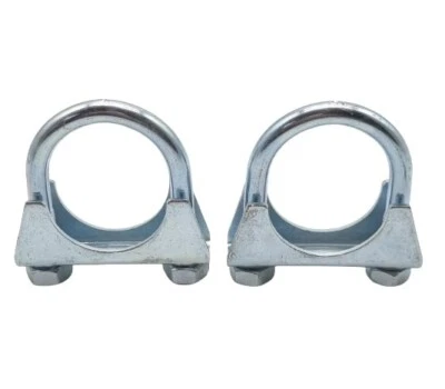 2 x M10 Ø 55 mm Auspuffschelle Bügelschelle Auspuff Rohr U Schelle Rohrverbinder - Bild 1 von 2