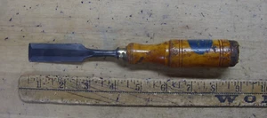 Vintage E. A. Berg Eskilstuna abgeschrägte Kante Tang Meißel, Hai Logo, 3/4" x 8-1/4", sehr guter Zustand! - Bild 1 von 14