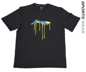 100% Genuine Li-Ning Mens Round Neck T-Shirt - Black ATSK503-2 - Picture 1 of 1