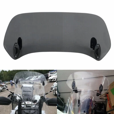 Alerón de acrílico ajustable con clip para parabrisas para Aprilia Dorsoduro 750 Mana 850 Foto 1 de 4