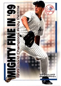 2000 Fleer Impact Mighty Fine in '99  #19MF Andy Pettitte FREE SHIPPING! - Picture 1 of 2