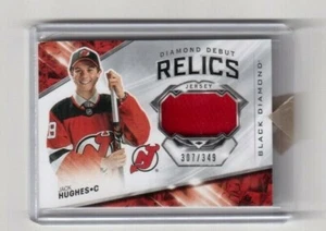 2019-20 Black Diamond Diamond Debut Relics Jack Hughes New Jersey Devils /349 - Picture 1 of 2