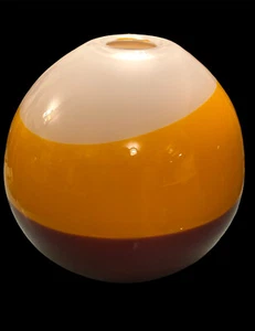 Mid Century Carlo Moretti STYLE Eclissi Art Murano Glass Sphere Vase Signed - Picture 1 of 12