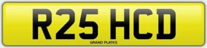 Richard targa R25 HCD RICHEY RICH CARA IMMATRICOLAZIONE RICK CAR REG - Foto 1 di 3