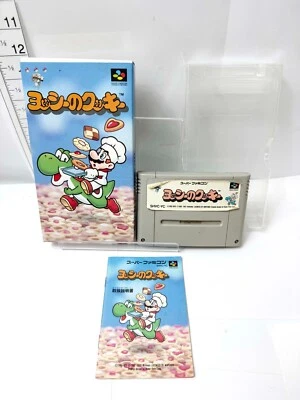 Yoshi’s Cookie Super Famicom SNES Complete with Box & Manual NTSC-J Japan Versio - Image 1 of 4