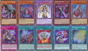 Mazo Yugioh Arcanos Caballero Joker Corte del Rey - Caballero Imperial Bower Recto - Imagen 1 de 4