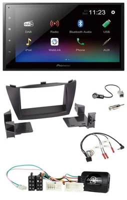 Pioneer USB Bluetooth DAB 2DIN Lenkrad Autoradio für Hyundai ix35 2010-2013 ohne - Bild 1 von 4