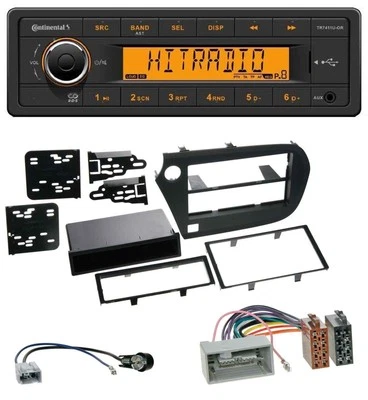 Continental 1DIN USB AUX MP3 Autoradio für Honda Insight (ZE2, 2009-2013) - Bild 1 von 4
