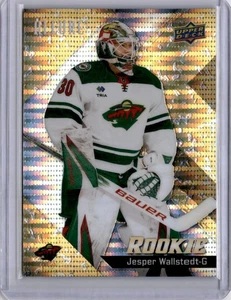 Jesper Wallstedt #111 Gold Glitter Bomb /199 2024-25 Upper Deck Allure - Rookies - Picture 1 of 2