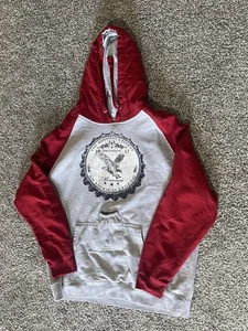 Branson Missouri Brew City Hoodie mit Bierhalter XL Extra Large Rot Grau Selten - Bild 1 von 3