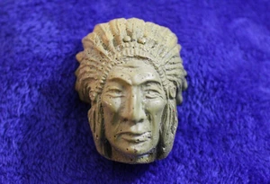 Native American Indian Chief Gear Shift Knob Handle Accessory Pontiac Hot Rod GM - Picture 1 of 12