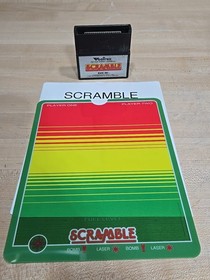 Vintage 1982 OEM Vectrex Scramble Cartridge w/ Overlay (New Remake)