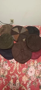 Lot Of 8 Newsboy/ Big Apple Wool Hats Size L/ Xl - Picture 1 of 1