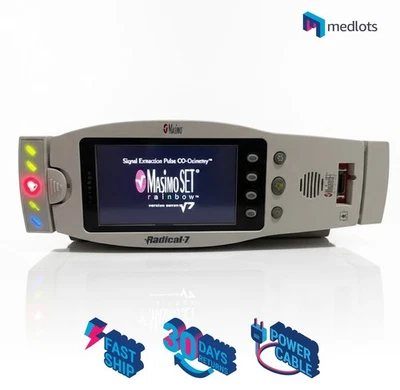 Masimo Radical 7 Rainbow Handheld Touchscreen Pulse Oximeter w/ docking station - Изображение 1 из 2