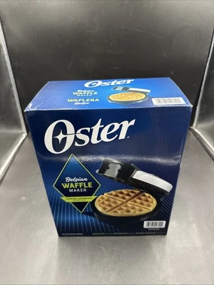 Oster Round Belgian Waffle Maker, Stainless Steel (CKSTWF2000)  - Image 1 of 4