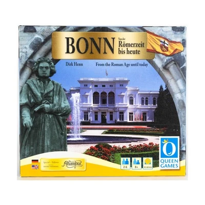 Queen Game Boardgame Bonn Dall'epoca romana ad oggi (Bonn from the R Box EX - Immagine 1 di 2