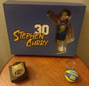 2022 WARRIORS STEPHEN CURRY MEMORABILIA SIZE 13 MVP CHAMPIONSHIP RING BUNDLE SET - Picture 1 of 20
