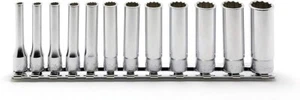 KoKen 1/4Sq 12-sided Deep Socket Set RS2305M/12 Made in Japan - Picture 1 of 2