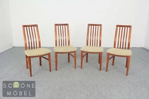 4 Danish Design Vintage Stühle Mid Century Essstühle Stuhl 60er Jahre von Schou - Bild 1 von 13