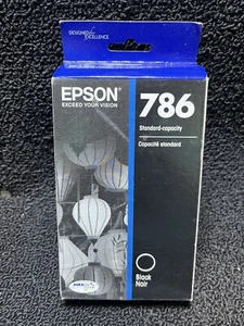 Cartucho de tinta negro original Epson 786 T786120 fecha: septiembre de 2019 - Imagen 1 de 3