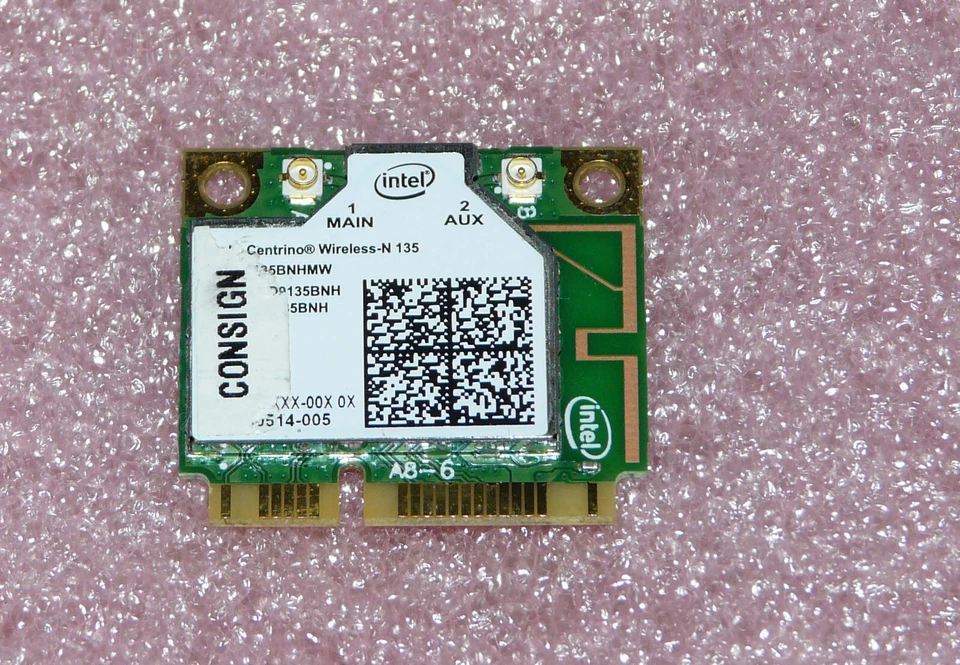 Intel Centrino Wireless-N 135BNHMW 802.11n WLAN WiFi Mini PCIe Terra Mobile 1420 - Bild 1 von 1