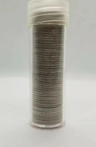 Silver Roosevelt Dime Roll 1948-1964 90% (50 Coins) $5 Face Value AVG CIRC Cover