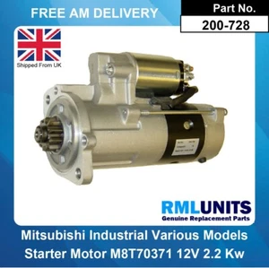 Starter Motor For Caterpillar Mini 304C 305C S4Q2 Mitsubishi M8T70371  200-728 - Bild 1 von 5