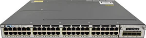 Cisco Catalyst WS-C3750X-48T-L 48-Port RJ-45 GE Switch +Module C3KX-NM-10G 2xPSU - Bild 1 von 6