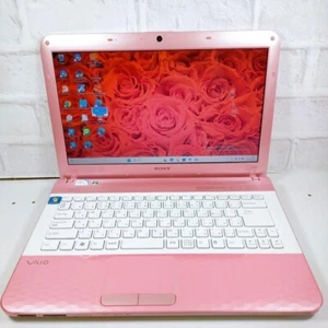 SONY VAIO Intel Celeron HDD 320GB RAM 4GB 14 inch Pink - Afbeelding 1 van 11