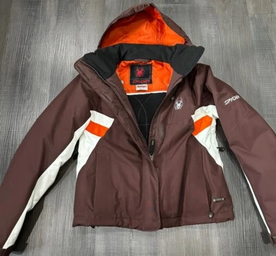 New Spyder Womens Insulated Gortex Hooded Ski Jacket Coat size 4 Small Medium - Image 1 of 4