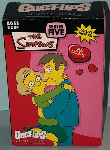 The Simpsons Bust-Ups Series 5 Skinner & Edna Krabappel 2007 Gentle Giant Cover