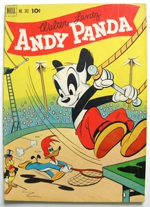 ANDY PANDA ~ FOUR COLOR 2nd Series #383 Comic 1952 Secret Message To Hangri-La - Picture 1 of 4