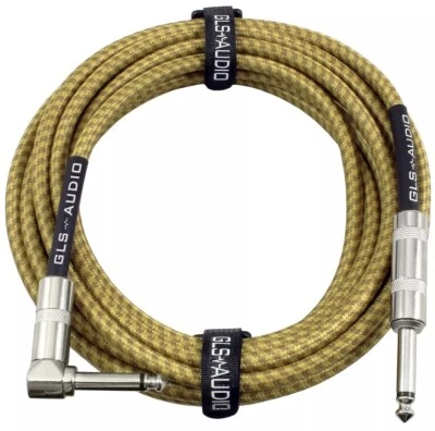 GLS Audio Instrument Cable - Amp Cord for Bass & Electric Guitar - 20 Feet - Image 1 of 4