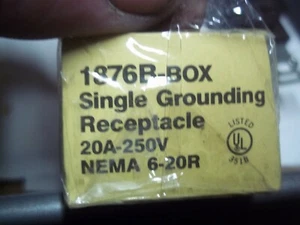 EAGLE 1876B 20 AMP 250 VOLT 3 BLADE - Picture 1 of 2