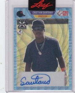 2023 Cristian Santana Leaf Pro Set PRE PRODUCTION PROOF 1/1 - Detroit Tigers - Picture 1 of 1