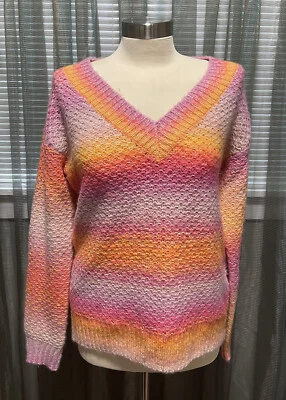 Suéter para mujer Rebecca Minkoff Andy manga larga cuello en V talla: XS Foto 1 de 4