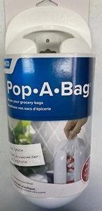 CAMCO RV White Wall Mount Plastic Bag Organizer Pop-A-Bag 57066 - Picture 1 of 2