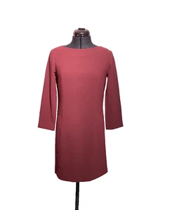 Filippa K Dress Women Shift Short Brown Bracelet Sleeve Stretch Size XS - Picture 1 of 10