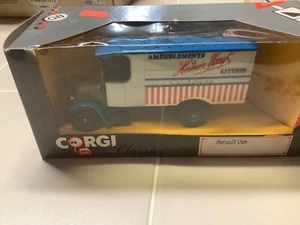 CORGI CLASSICS 1986 DIECAST RENAULT VAN AMEUBLEMENTS LITERIE VALOGNES - C824/12 - Picture 1 of 4